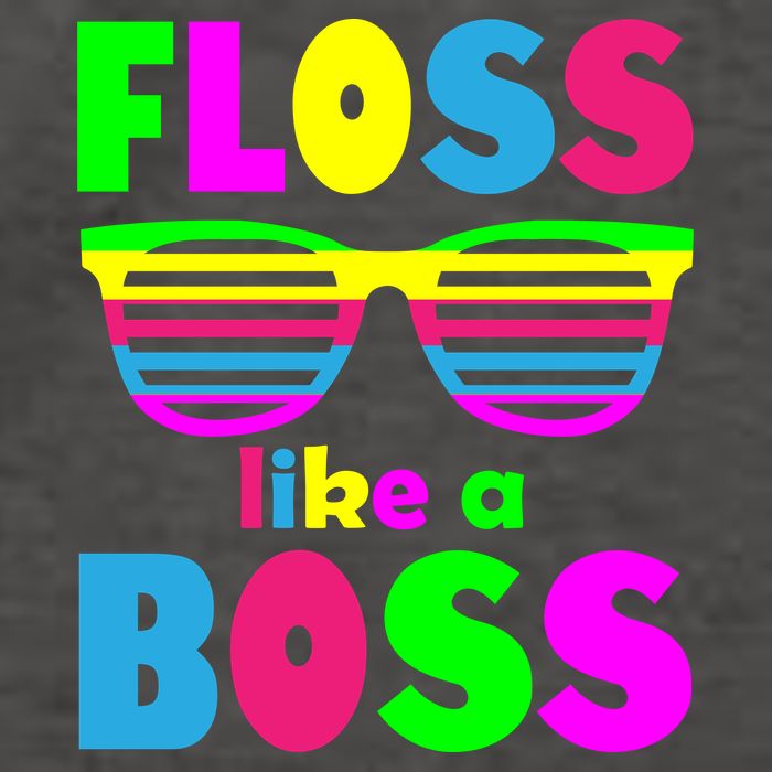 Floss Like A Boss 80's Style Retro Vector Backpack