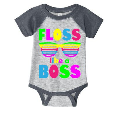 Floss Like A Boss 80's Style Retro Infant Baby Jersey Bodysuit
