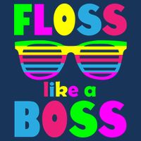 Floss Like A Boss 80's Style Retro Infant Baby Jersey Bodysuit