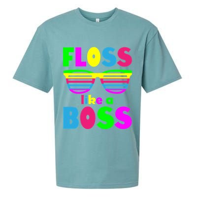 Floss Like A Boss 80's Style Retro Sueded Cloud Jersey T-Shirt