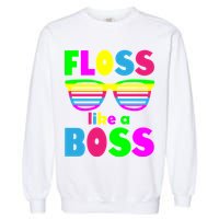 Floss Like A Boss 80's Style Retro Garment-Dyed Sweatshirt
