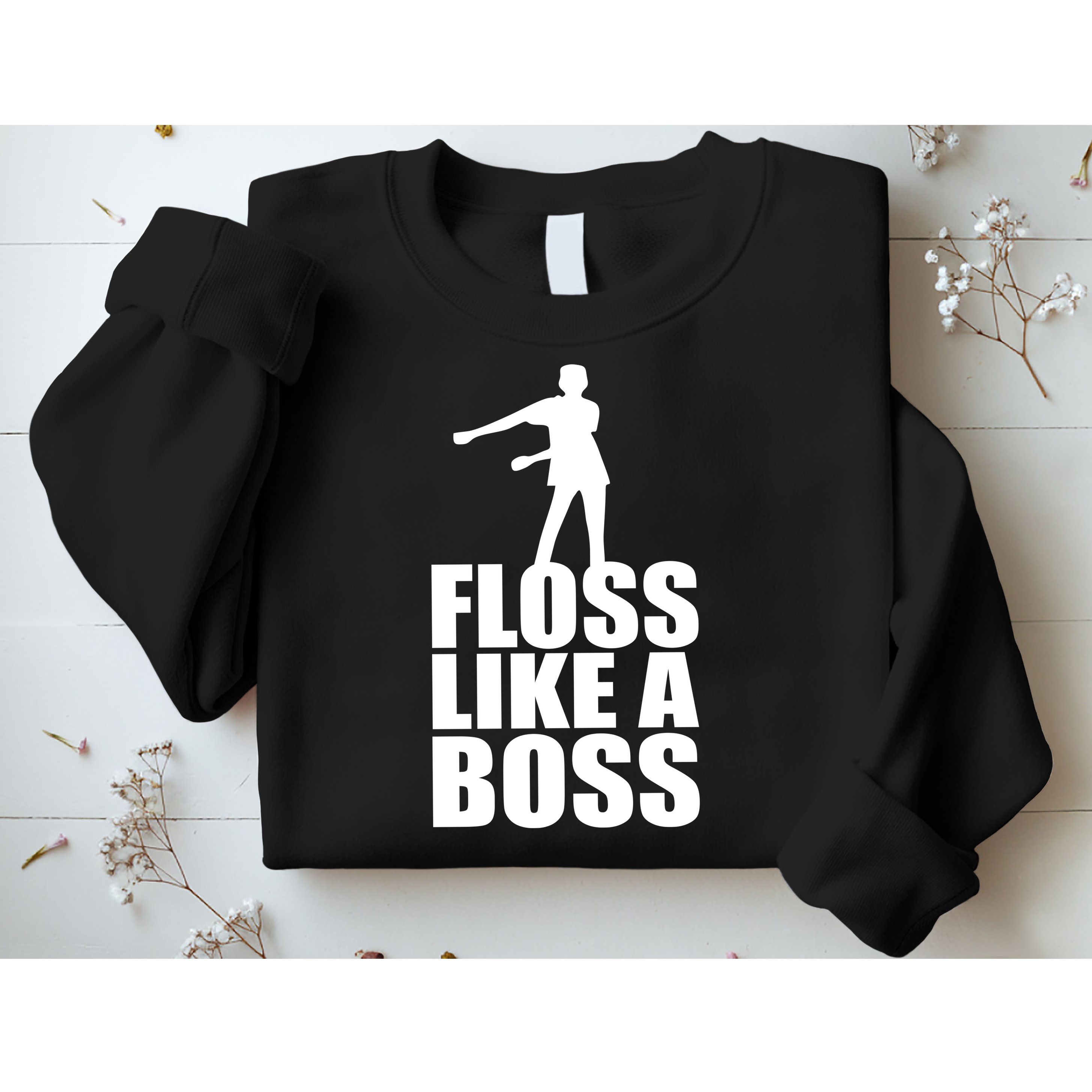 Floss Like A Boss Dance Logo Sweatshirt