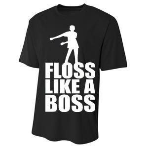 Floss Like A Boss Dance Logo Performance Sprint T-Shirt