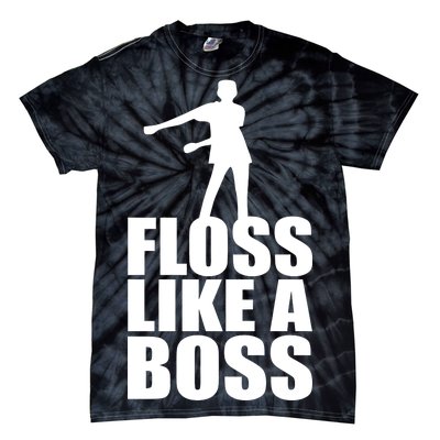 Floss Like A Boss Dance Logo Tie-Dye T-Shirt