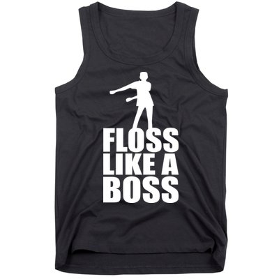 Floss Like A Boss Dance Logo Tank Top
