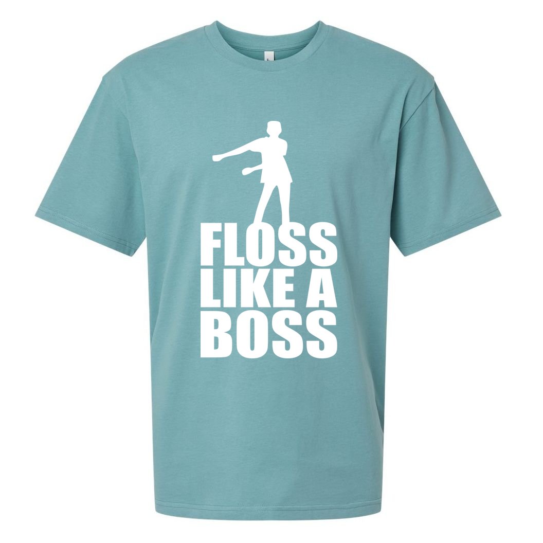 Floss Like A Boss Dance Logo Sueded Cloud Jersey T-Shirt