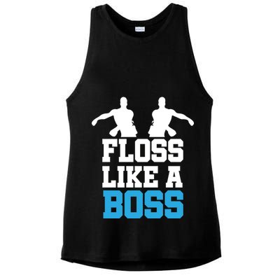 Floss Like a Boss Dance Move Ladies PosiCharge Tri-Blend Wicking Tank