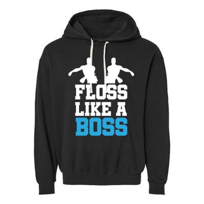 Floss Like a Boss Dance Move Garment-Dyed Fleece Hoodie
