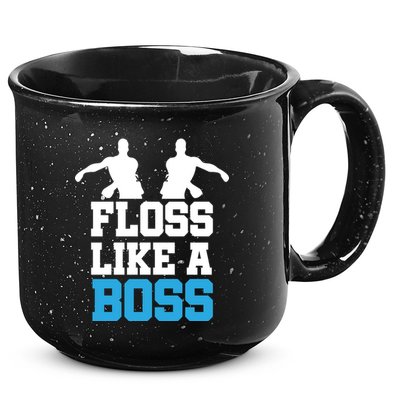 Floss Like a Boss Dance Move 15oz Campfire Ceramic Mug