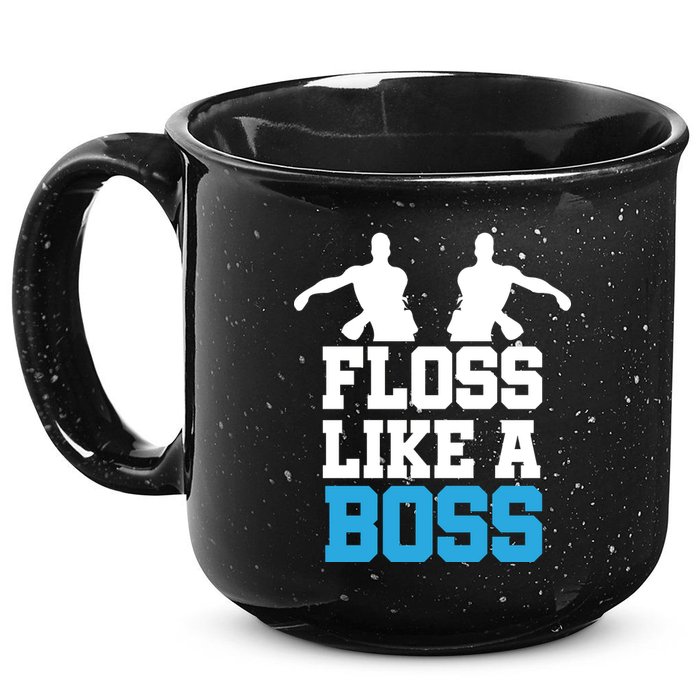 Floss Like a Boss Dance Move 15oz Campfire Ceramic Mug