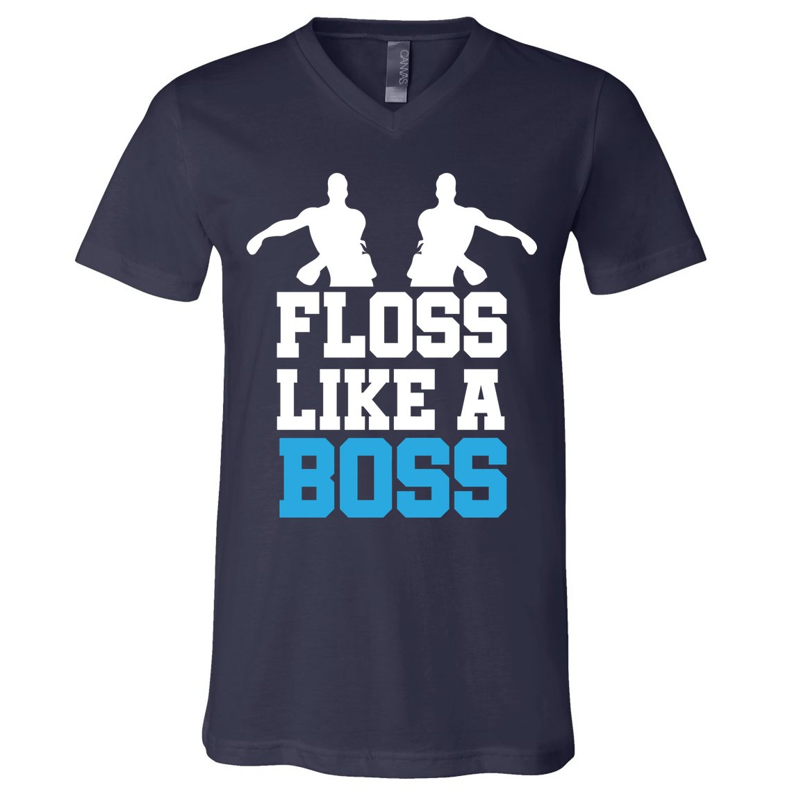 Floss Like a Boss Dance Move V-Neck T-Shirt