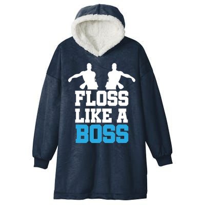 Floss Like a Boss Dance Move Hooded Wearable Blanket