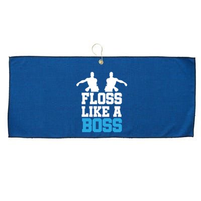 Floss Like a Boss Dance Move Large Microfiber Waffle Golf Towel