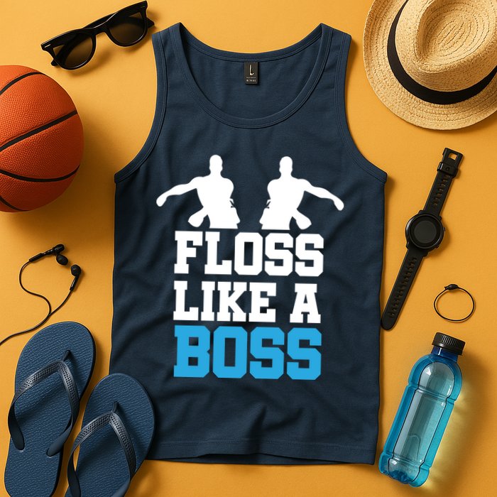 Floss Like a Boss Dance Move Tank Top