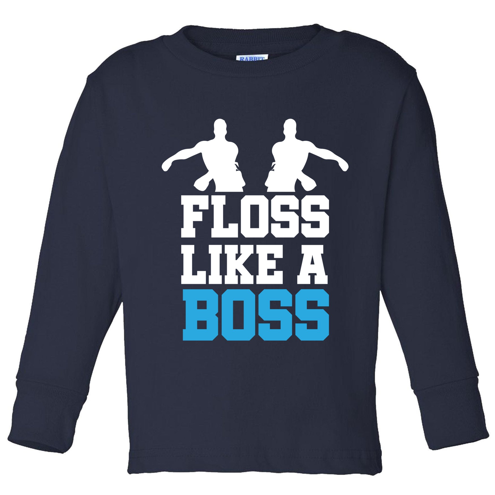 Floss Like a Boss Dance Move Toddler Long Sleeve Shirt