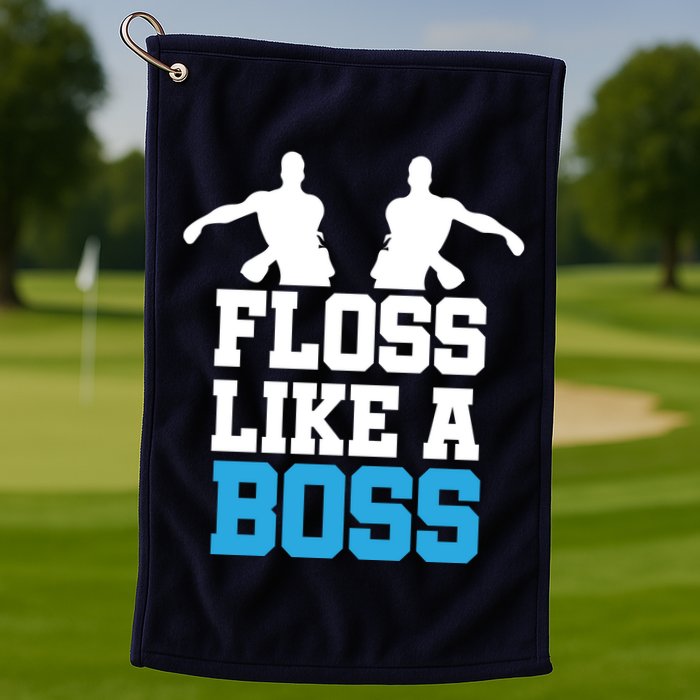 Floss Like a Boss Dance Move Golf Towel