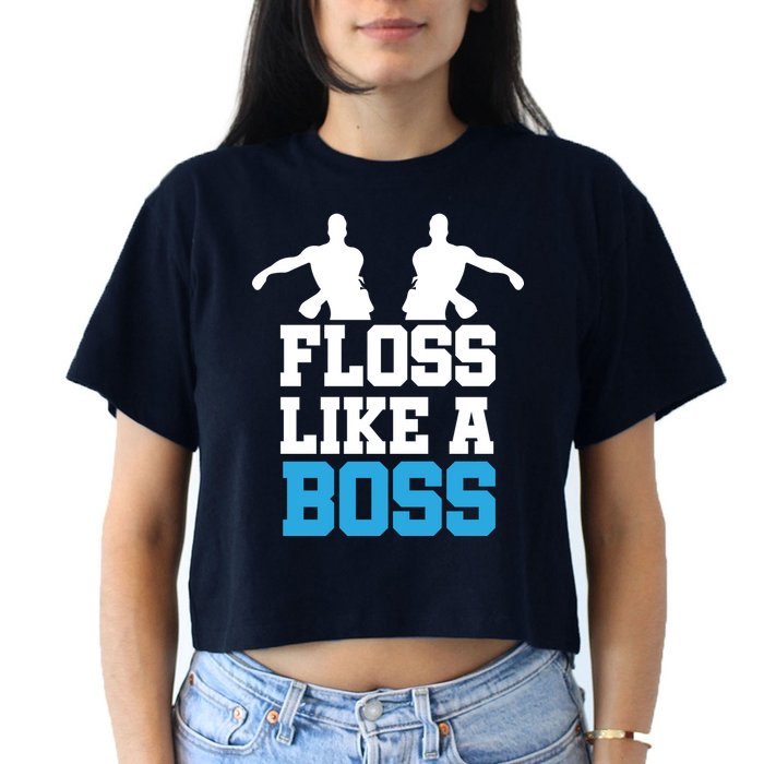 Floss Like a Boss Dance Move Crop Top