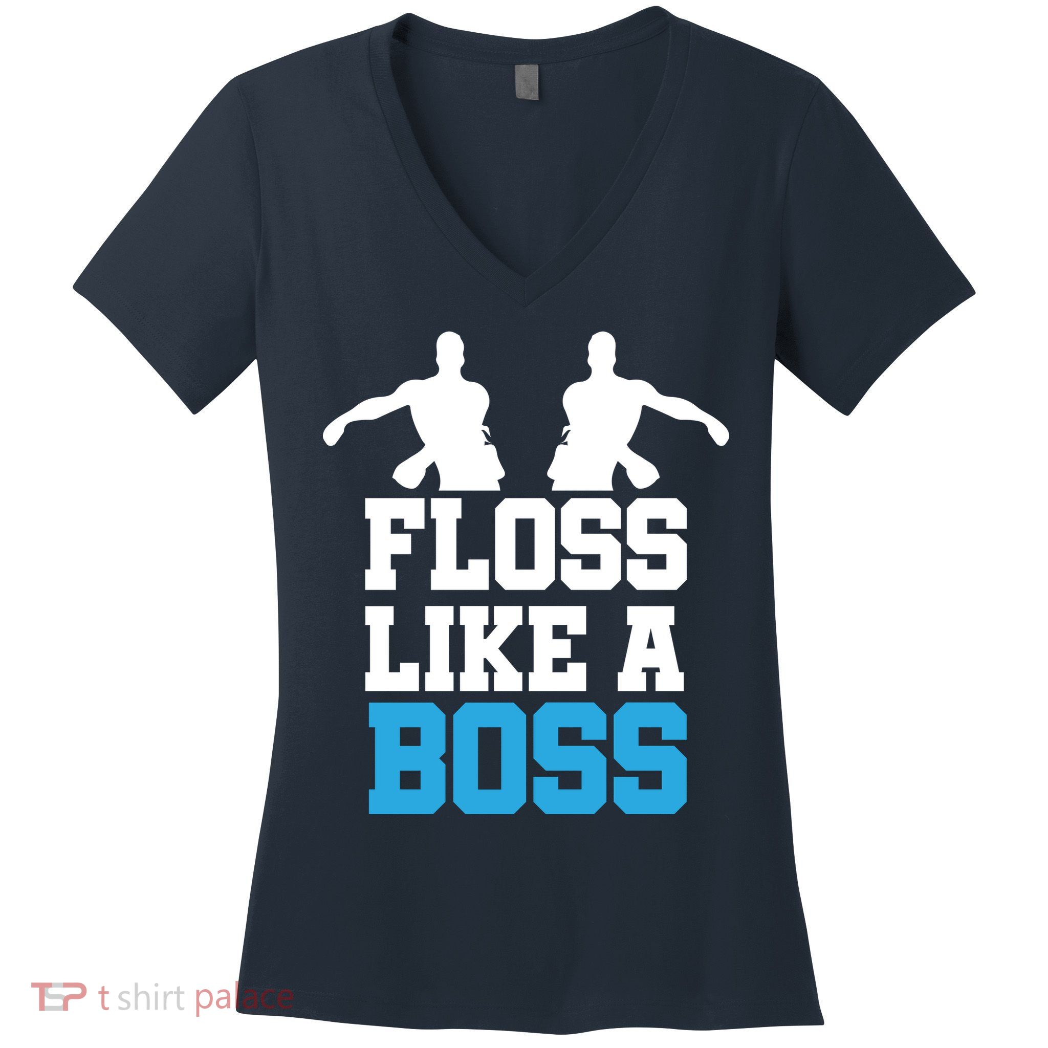 Floss Like a Boss Dance Move Women's V-Neck T-Shirt