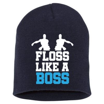 Floss Like a Boss Dance Move Short Acrylic Beanie