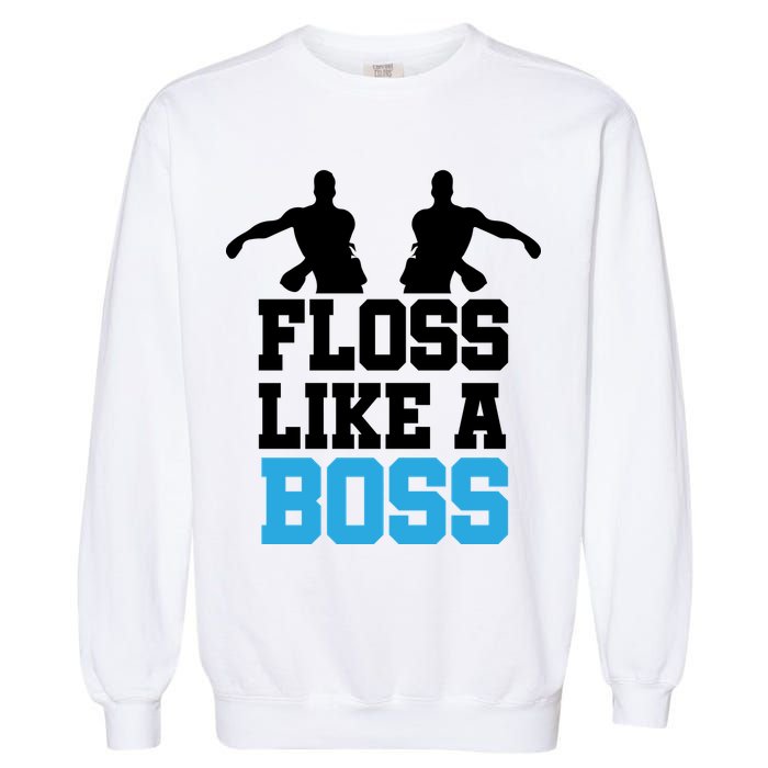 Floss Like a Boss Dance Move Garment-Dyed Sweatshirt