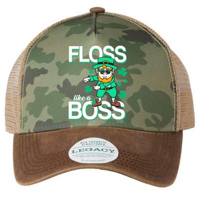 Floss Like A Boss Leprechaun Legacy Tie Dye Trucker Hat