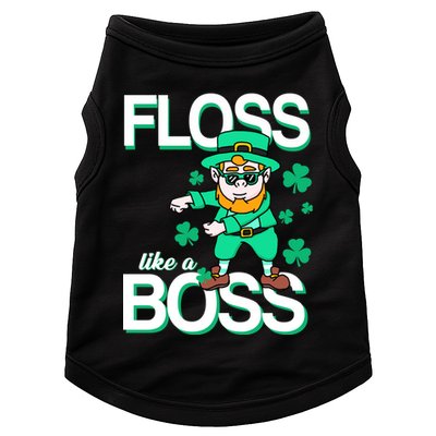 Floss Like A Boss Leprechaun Doggie Tank