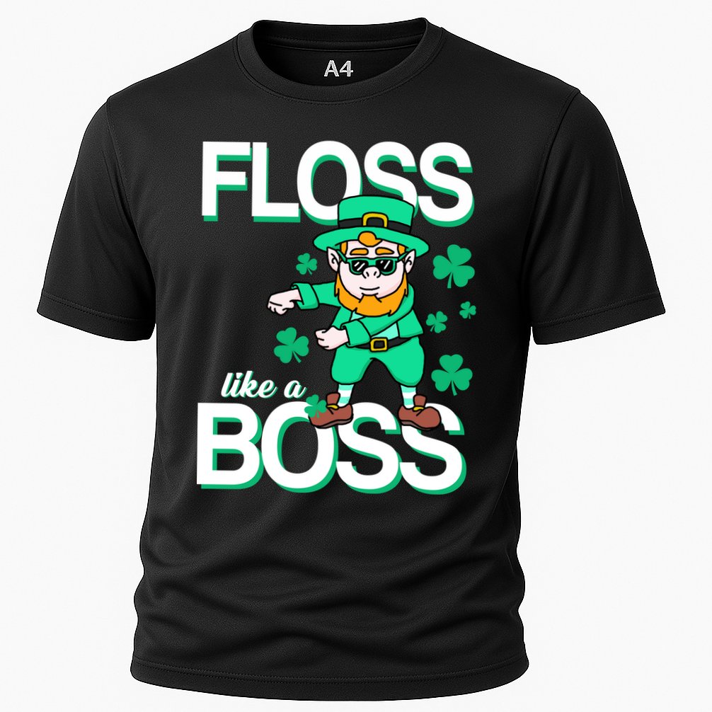 Floss Like A Boss Leprechaun Performance Shirt