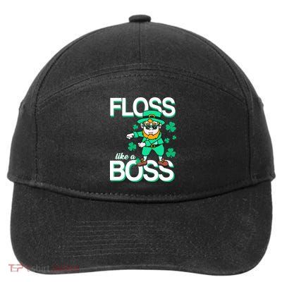 Floss Like A Boss Leprechaun 7-Panel Snapback Hat