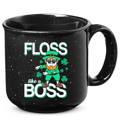 Floss Like A Boss Leprechaun 15oz Campfire Ceramic Mug