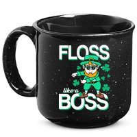 Floss Like A Boss Leprechaun 15oz Campfire Ceramic Mug