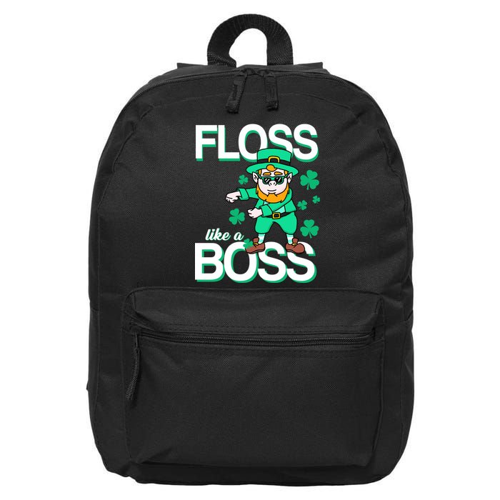 Floss Like A Boss Leprechaun 16 in Basic Backpack