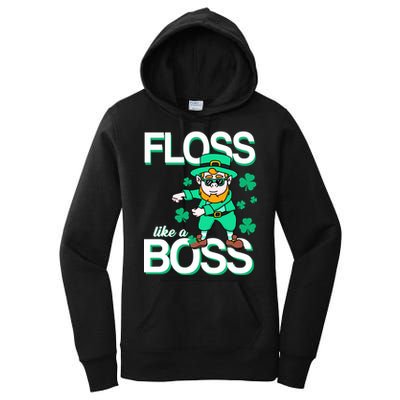 Floss Like A Boss Leprechaun Women's Pullover Hoodie