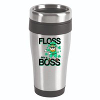 Floss Like A Boss Leprechaun 16oz Travel Tumbler