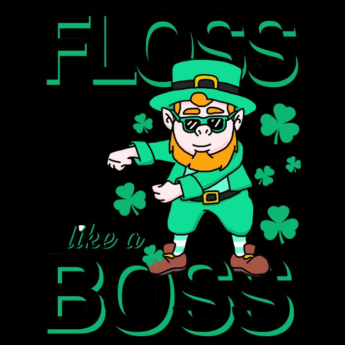 Floss Like A Boss Leprechaun 16oz Travel Tumbler