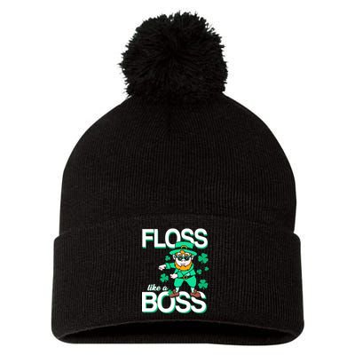 Floss Like A Boss Leprechaun Pom Pom 12in Knit Beanie