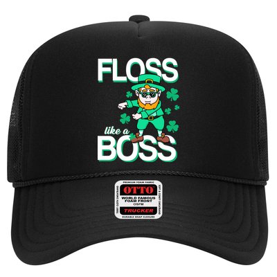 Floss Like A Boss Leprechaun Trucker Hat