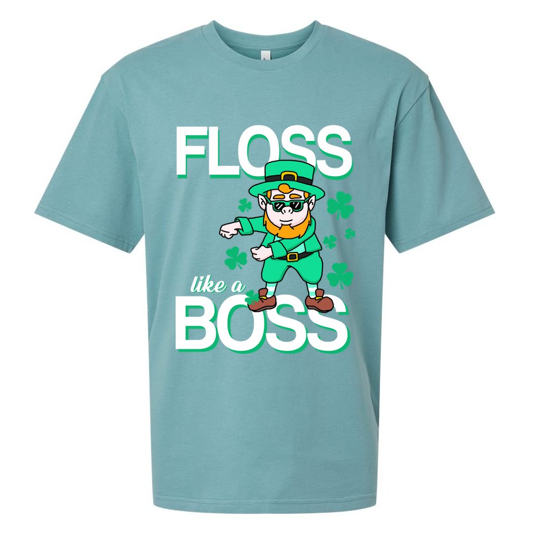 Floss Like A Boss Leprechaun Sueded Cloud Jersey T-Shirt
