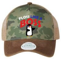 Floss Like a Boss Penguin Dancing Legacy Tie Dye Trucker Hat
