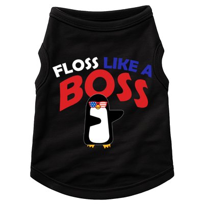 Floss Like a Boss Penguin Dancing Doggie Tank