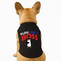 Floss Like a Boss Penguin Dancing Doggie Tank