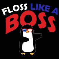 Floss Like a Boss Penguin Dancing Legacy Cool Fit Booney Bucket Hat