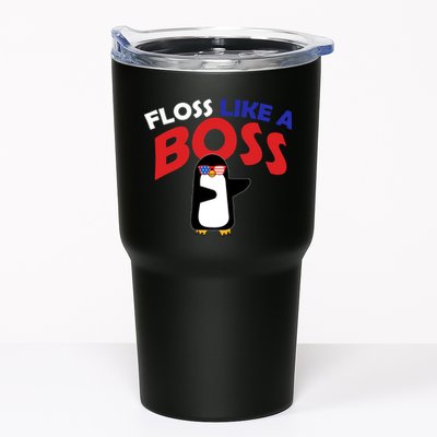 Floss Like a Boss Penguin Dancing Tumbler