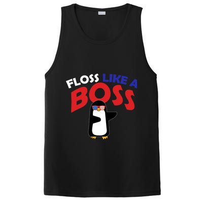 Floss Like a Boss Penguin Dancing PosiCharge Competitor Tank