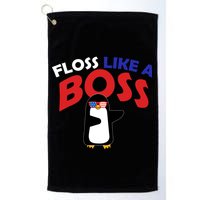 Floss Like a Boss Penguin Dancing Golf Towel