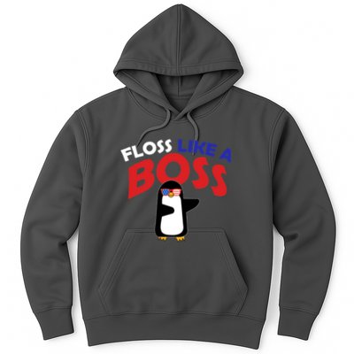 Floss Like a Boss Penguin Dancing Hoodie