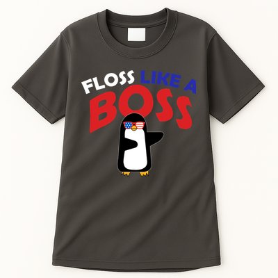 Floss Like a Boss Penguin Dancing Tall T-Shirt