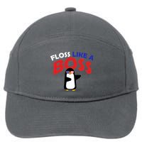 Floss Like a Boss Penguin Dancing 7-Panel Snapback Hat