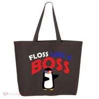 Floss Like a Boss Penguin Dancing 25L Jumbo Tote