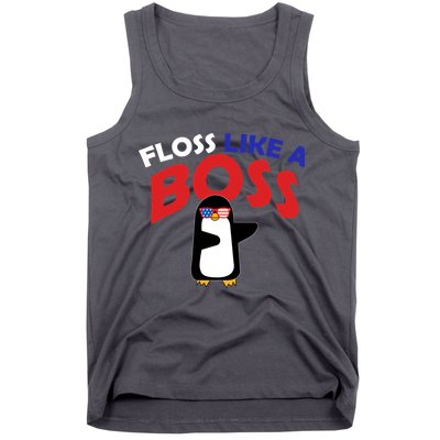 Floss Like a Boss Penguin Dancing Tank Top