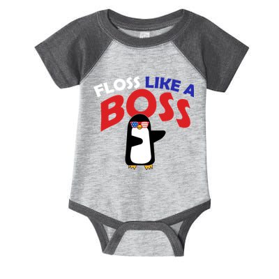 Floss Like a Boss Penguin Dancing Infant Baby Jersey Bodysuit